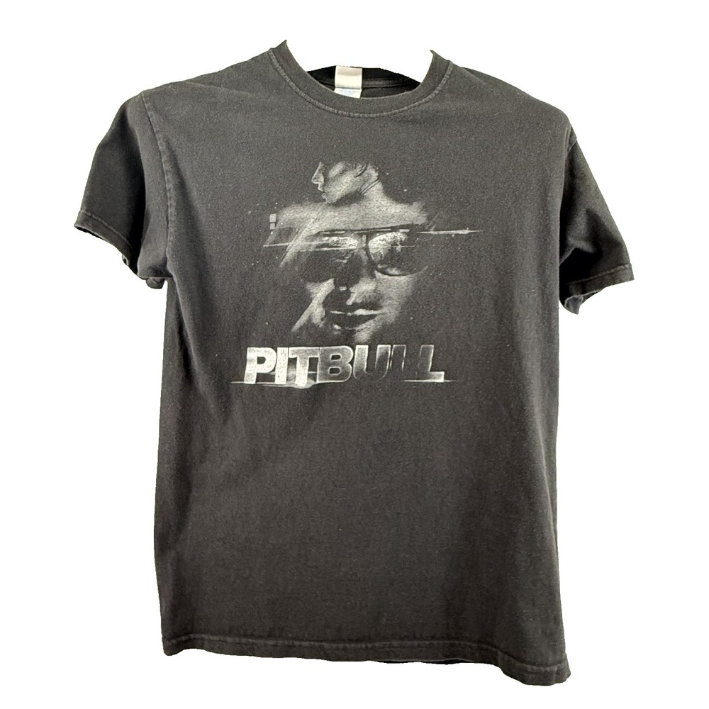 Pitbull Armando‎ Christian Perez T-Shirt Medium Black M&O Knits Heavy Weight